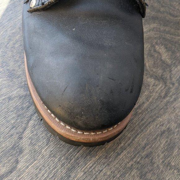 Field N Forest Shoes Field N Forest Black Leather Work Boots